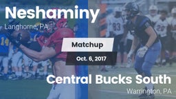 Matchup: Neshaminy High vs. Central Bucks South  2017