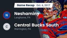 Recap: Neshaminy  vs. Central Bucks South  2017