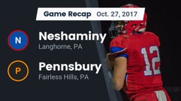 Recap: Neshaminy  vs. Pennsbury  2017
