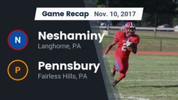 Recap: Neshaminy  vs. Pennsbury  2017