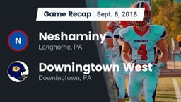 Recap: Neshaminy  vs. Downingtown West  2018