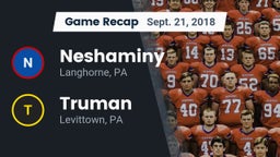 Recap: Neshaminy  vs. Truman  2018