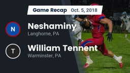 Recap: Neshaminy  vs. William Tennent  2018