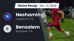 Recap: Neshaminy  vs. Bensalem  2018