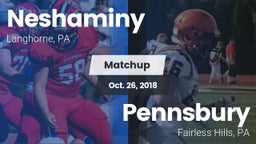 Matchup: Neshaminy High vs. Pennsbury  2018