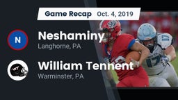 Recap: Neshaminy  vs. William Tennent  2019