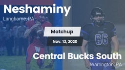 Matchup: Neshaminy High vs. Central Bucks South  2020