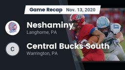 Recap: Neshaminy  vs. Central Bucks South  2020