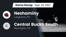 Recap: Neshaminy  vs. Central Bucks South  2021