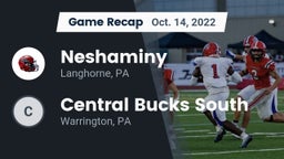 Recap: Neshaminy  vs. Central Bucks South  2022