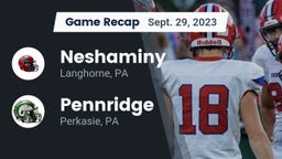 Recap: Neshaminy  vs. Pennridge  2023