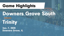 Downers Grove South  vs Trinity Game Highlights - Jan. 7, 2020