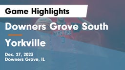 Downers Grove South  vs Yorkville  Game Highlights - Dec. 27, 2023