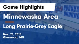 Minnewaska Area  vs Long Prairie-Grey Eagle  Game Highlights - Nov. 26, 2018