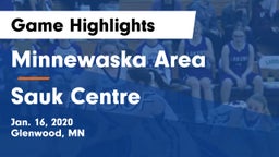 Minnewaska Area  vs Sauk Centre  Game Highlights - Jan. 16, 2020