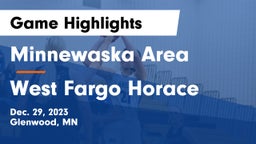 Minnewaska Area  vs West Fargo Horace  Game Highlights - Dec. 29, 2023