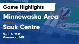 Minnewaska Area  vs Sauk Centre  Game Highlights - Sept. 5, 2019