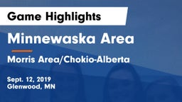 Minnewaska Area  vs Morris Area/Chokio-Alberta Game Highlights - Sept. 12, 2019