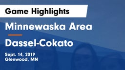 Minnewaska Area  vs Dassel-Cokato  Game Highlights - Sept. 14, 2019