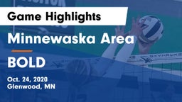 Minnewaska Area  vs BOLD  Game Highlights - Oct. 24, 2020