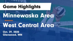 Minnewaska Area  vs West Central Area Game Highlights - Oct. 29, 2020