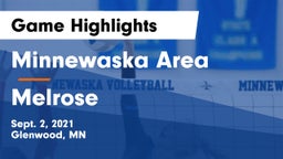 Minnewaska Area  vs Melrose  Game Highlights - Sept. 2, 2021