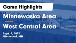 Minnewaska Area  vs West Central Area Game Highlights - Sept. 7, 2023