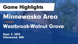 Minnewaska Area  vs Westbrook-Walnut Grove  Game Highlights - Sept. 9, 2023