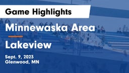 Minnewaska Area  vs Lakeview  Game Highlights - Sept. 9, 2023