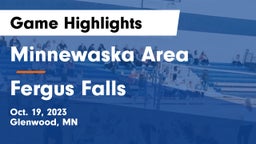 Minnewaska Area  vs Fergus Falls  Game Highlights - Oct. 19, 2023