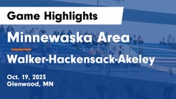 Minnewaska Area  vs Walker-Hackensack-Akeley  Game Highlights - Oct. 19, 2023