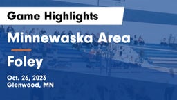 Minnewaska Area  vs Foley  Game Highlights - Oct. 26, 2023