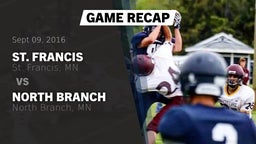 Recap: St. Francis  vs. North Branch  2016