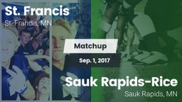 Matchup: St. Francis High vs. Sauk Rapids-Rice  2017