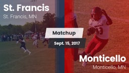 Matchup: St. Francis High vs. Monticello  2017