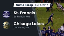 Recap: St. Francis  vs. Chisago Lakes  2017