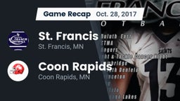 Recap: St. Francis  vs. Coon Rapids  2017
