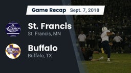 Recap: St. Francis  vs. Buffalo  2018