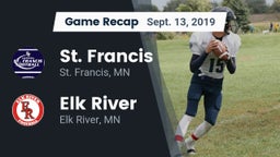 Recap: St. Francis  vs. Elk River  2019