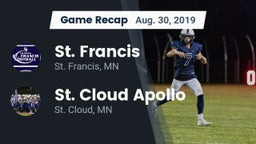 Recap: St. Francis  vs. St. Cloud Apollo  2019