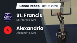 Recap: St. Francis  vs. Alexandria  2020