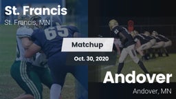 Matchup: St. Francis High vs. Andover  2020