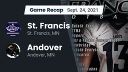Recap: St. Francis  vs. Andover  2021