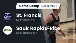 Recap: St. Francis  vs. Sauk Rapids-Rice  2021