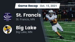 Recap: St. Francis  vs. Big Lake  2021
