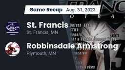 Recap: St. Francis  vs. Robbinsdale Armstrong  2023