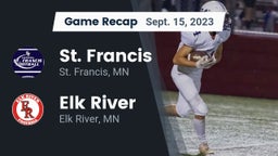 Recap: St. Francis  vs. Elk River  2023