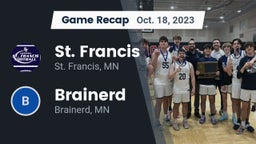 Recap: St. Francis  vs. Brainerd  2023