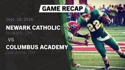 Recap: Newark Catholic  vs. Columbus Academy  2016