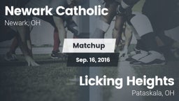 Matchup: Newark Catholic vs. Licking Heights  2016